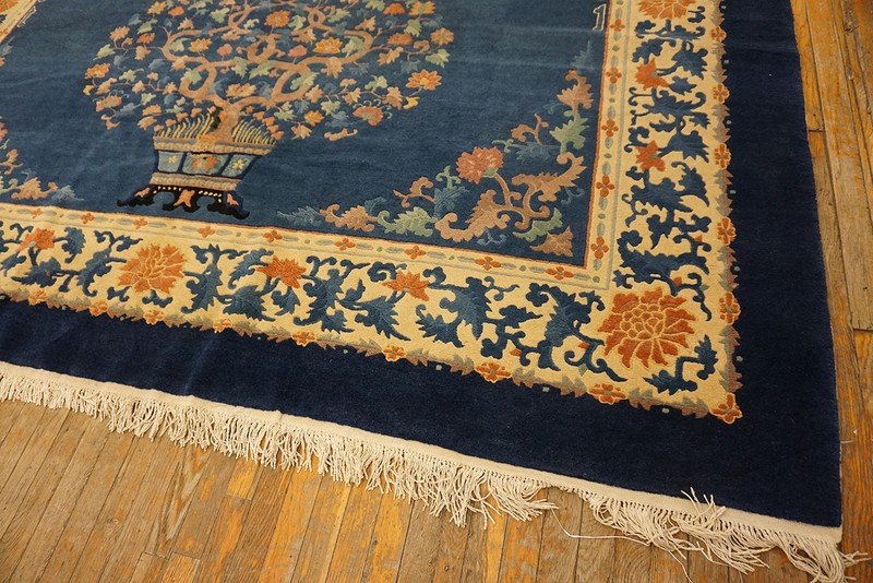 9X12 Antique Chinese Peking Wool Area Rug 1935 gallery