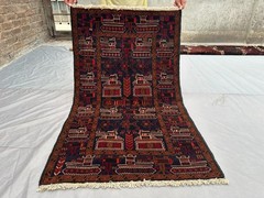 2’10 x 4’8 ft Afghan Vintage Hand-Knotted War Rug – Unique Traditional Area Rug