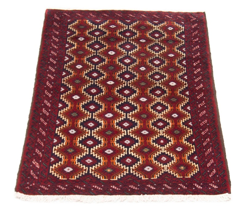 Vintage Hand-Knotted Area Rug 3'2" x 5'2" Traditional Oriental Wool Carpet gallery