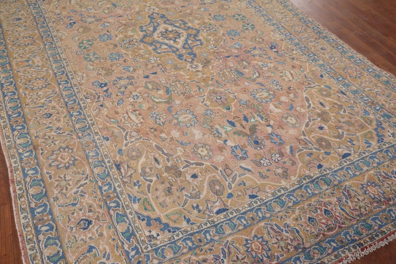 Handmade Floral Area Rug 6x10 Wool Hand-knotted Classic Home Decor Carpet gallery