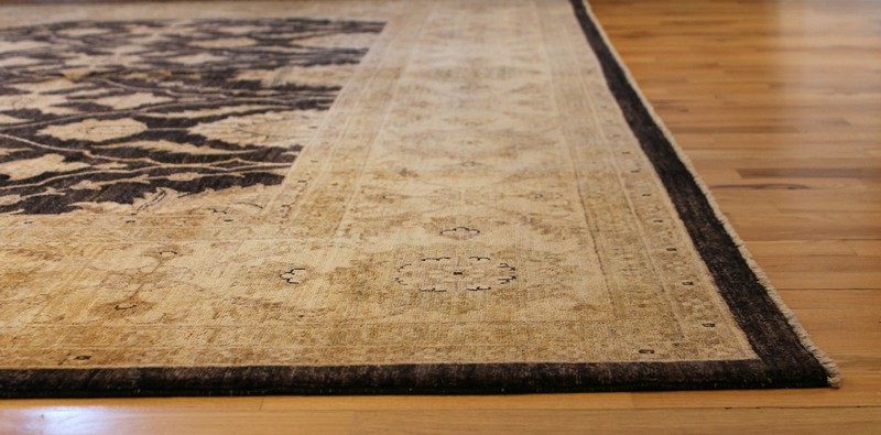 Hand-knotted Rug (Carpet) 10'2X14'3, Agra mint condition gallery