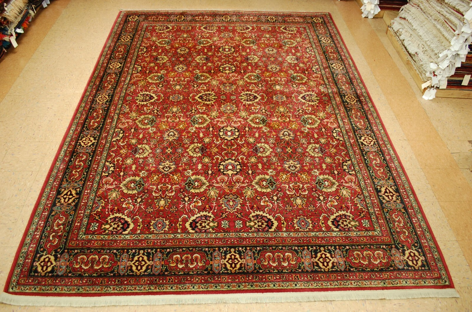 MINT AUTHENTIC AMERICAN KARASTAN ANTIQUE TABREZ PATTERN#764 CARPET 8'3" x 11'5" gallery