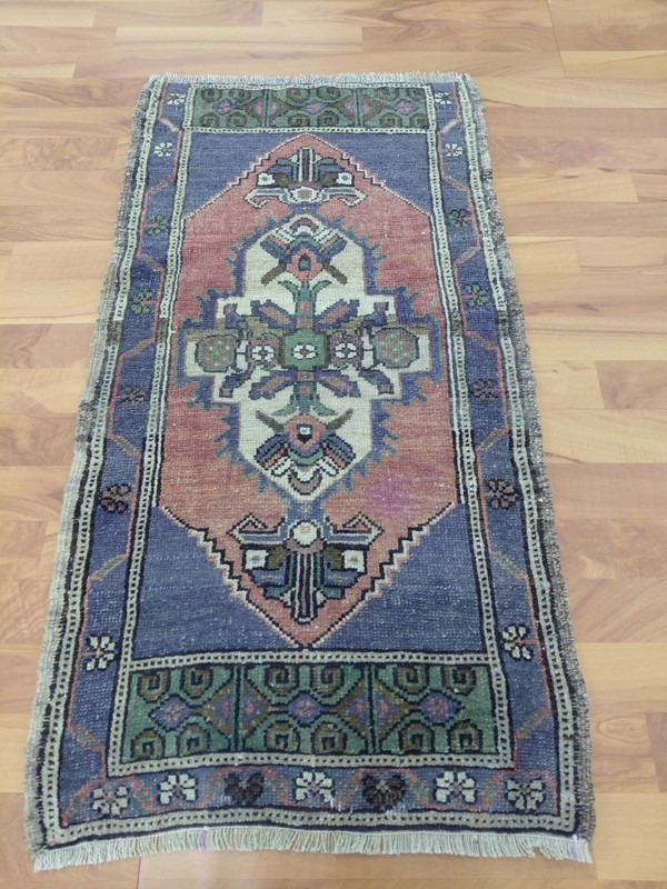 Geometric Old Design Rug Antique Handmade Wool Rug Free Ship Rare Rug gallery