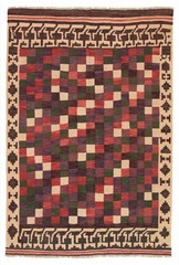 Vintage 6’10” x 9’8″ Traditional Wool Hand Woven Oriental Area Rug