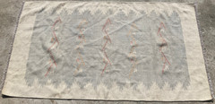 Vintage Traditional Handmade Swedish Scandinavian Wool Kilim Floor Rug 156×86 cm