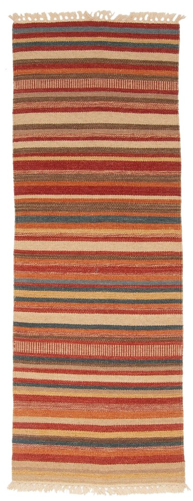 Vintage Hand Woven Area Rug 2'0" x 5'10" Traditional Wool Oriental Carpet