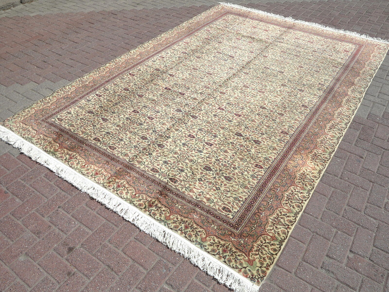 Vintage Rugs, Anatolia Wool Carpet, Floor Teppich, Handmade Large Rug 91"X139" gallery