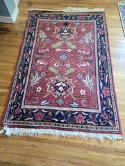 HAND-KNOTTED Rug 3FT 10IN × 6FT