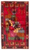 Vintage Hand-Knotted Area Rug 3'5" x 5'11" Traditional Wool Carpet gallery