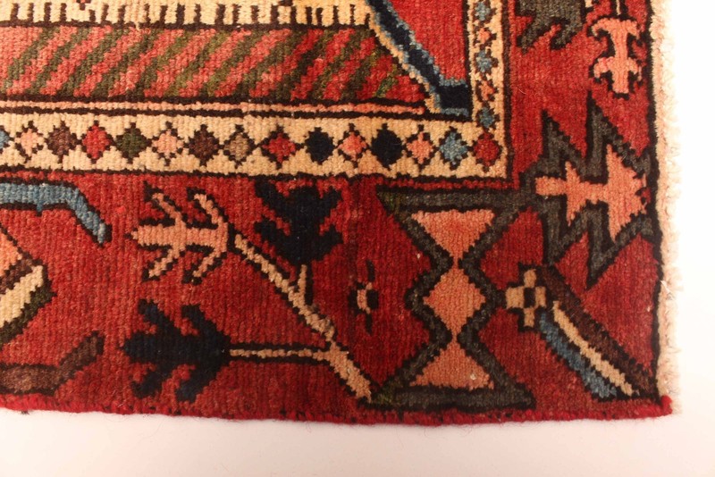 Vintage Traditional Hand-Knotted Area Rug 4'2" x 6'4" Oriental Wool Carpet gallery