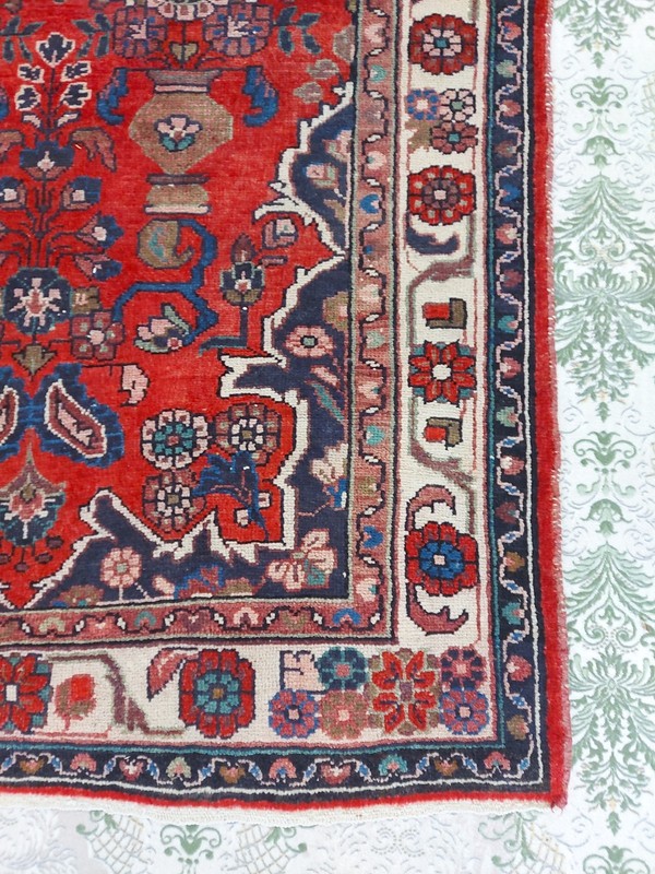 Antique Heriz Runner Rug Floral P ersian Rug, Antique Long Rug Kitchen Area Rug gallery