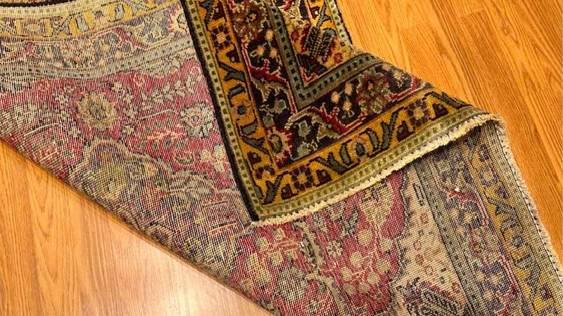 3 x 5 Handmade Antique 1930s One Of A kind Village Made Kurdish Vintag Wool Rug gallery