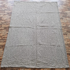Vintage Handmade Scotland Plain Weave Traditional Wool Kilim Rug 223×154 cm