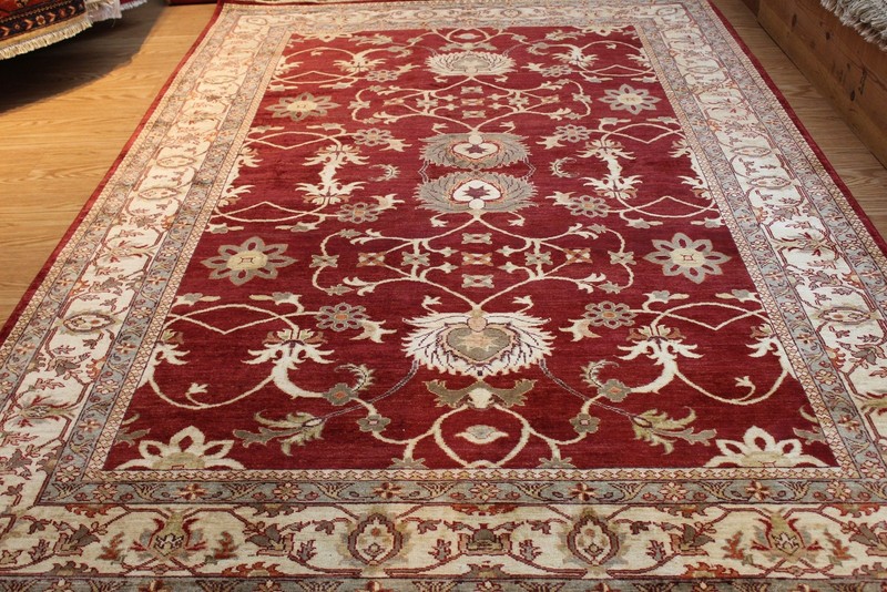 Fine Quality Genuine Handmade Hand Knotted Oriental Rug 6' x 9' Vegetable Dyed gallery
