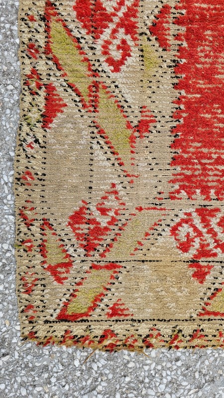 3x4 Antique rug, Fragment rug carpet, wool rug, monastery rug, Prayer islam rug gallery