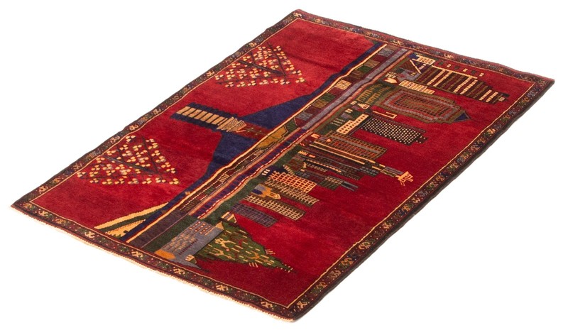 Vintage Traditional Hand-Knotted Area Rug 2'10" x 4'4" Oriental Wool Carpet gallery