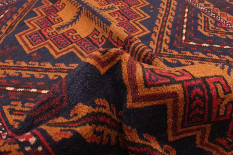 Vintage Traditional Hand-Knotted Area Rug 3'7" x 6'5" Oriental Wool Carpet gallery