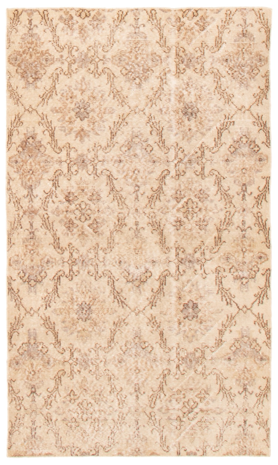 Traditional Vintage Hand-Knotted Area Rug 3'9" x 6'6" Oriental Wool Carpet gallery