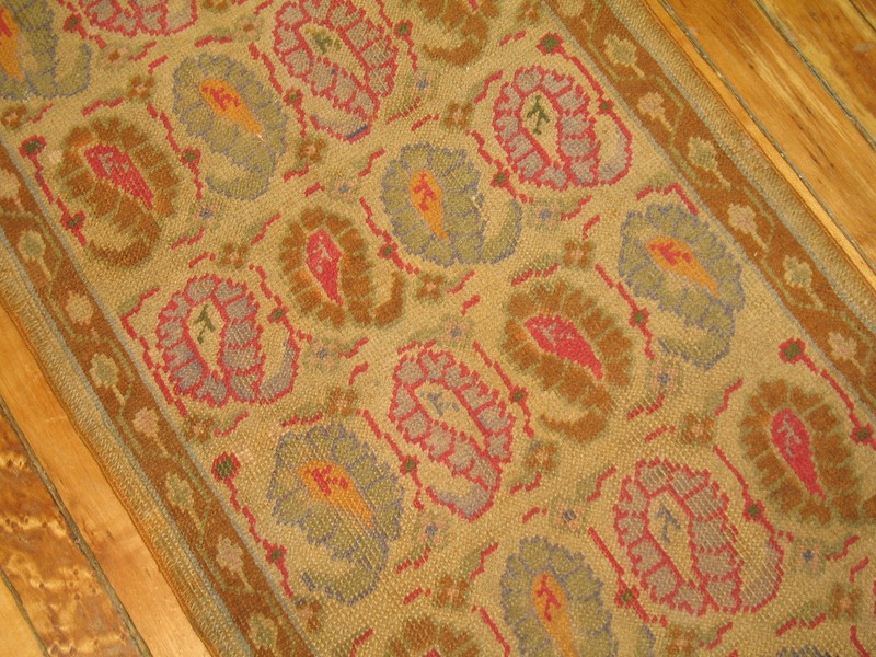 Antique Decorative Turkish Oushak Ushak Rug Runner 1'9''x5'10'' gallery
