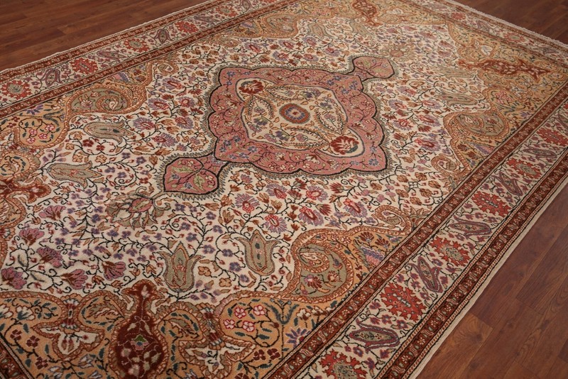 Floral Anatolian Oriental Area Rug 7x10 Handmade Turkish Floral Room Size Carpet gallery