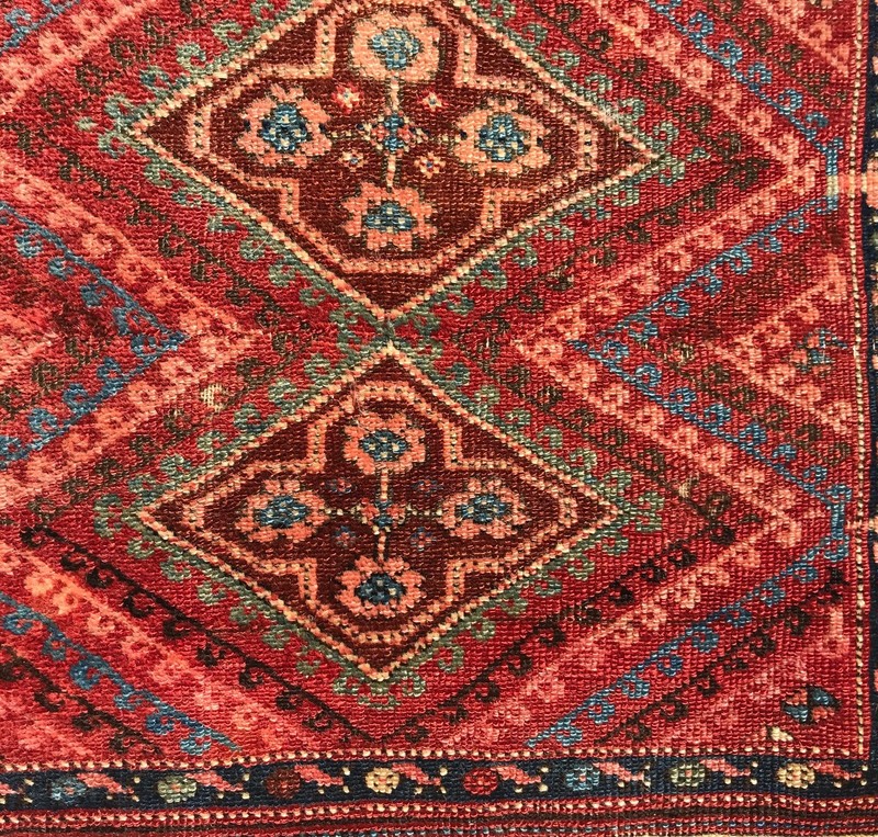 AN AUTHENTIC NORTH WEST , SHAHSAVAN DISTRICT,BAG FACE RUG , COLLECTOR ITEM gallery