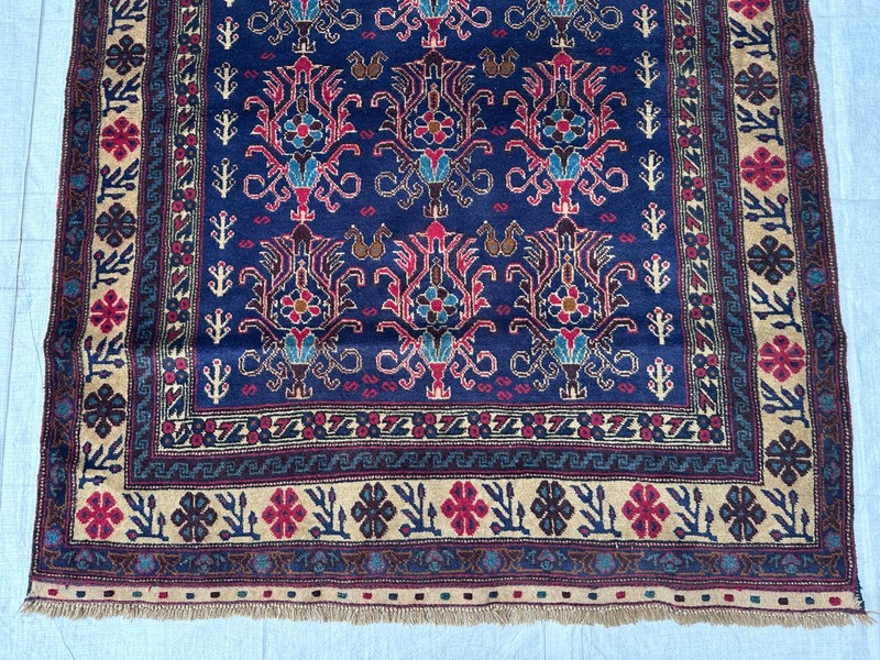 137 X 182 cm Vintage Taimani Natural Vegetable Dye Tribal Nomad Maldari Carpet gallery