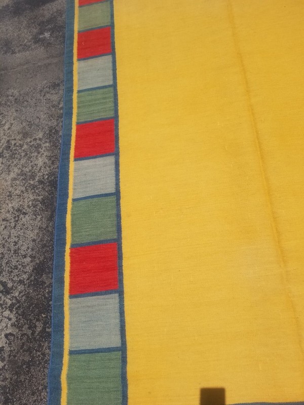 Vintage Traditional Handmade Beautiful Gabbeh Kilim Floor Rug Carpet 230x161 cm gallery