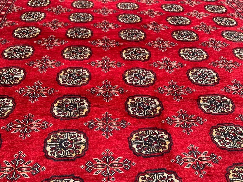 Vintage Afghan Rug, Hand-Knotted Wool, Traditional Area Carpet (8x11 ft.) gallery