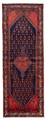 Vintage Hand-knotted Runner Rug 3’7″ x 9’8″ Traditional Oriental Wool Carpet