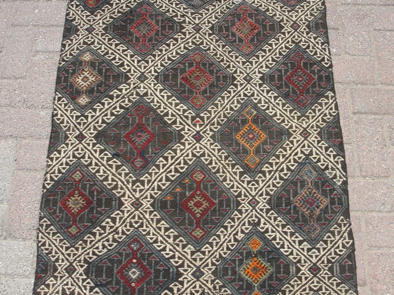 3x4 ft Handmade Anatolian Kilim Rug - Rugs for living room gallery