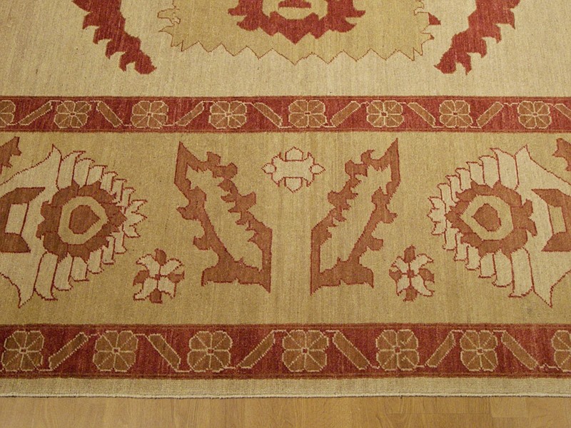 12 x 16 Handmade High Quality Afghan Serapi Rug_Natural Dyes Hand Spun Fine Wool gallery