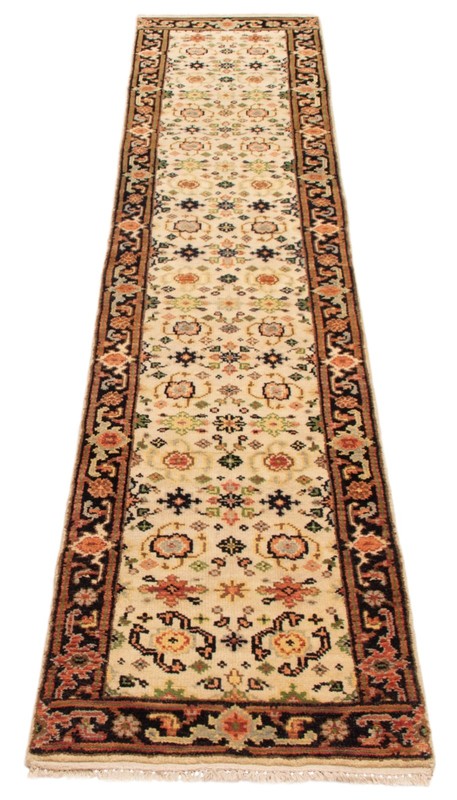 2'5" x 11'9" Vintage Hand-knotted Runner Rug Traditional Oriental Wool Carpet gallery