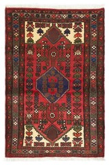 Traditional Vintage Hand-Knotted Area Rug 3’2″ x 5’0″ Oriental Wool Carpet