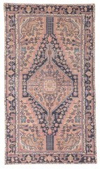 Traditional Vintage Hand-Knotted Area Rug 4’9″ x 8’5″ Oriental Wool Carpet
