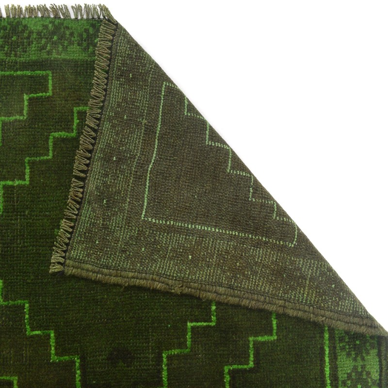 Handmade Overdyed Carpet Authentic Area Rug 4.2x2.6 ft gallery