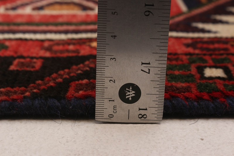 Vintage Hand-Knotted Area Rug 4'8" x 7'1" Traditional Oriental Wool Carpet gallery