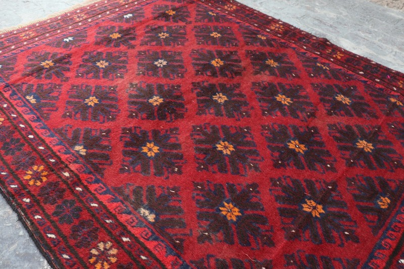 Afghan Handmade Tribal Taimani Rug 7'1 x 5'3 Ft gallery