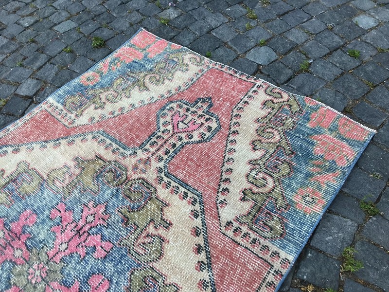 Handmade Rug Turkish Area Rug Vintage Rug Oushak Rug Antique Rug Bohemian Rug gallery