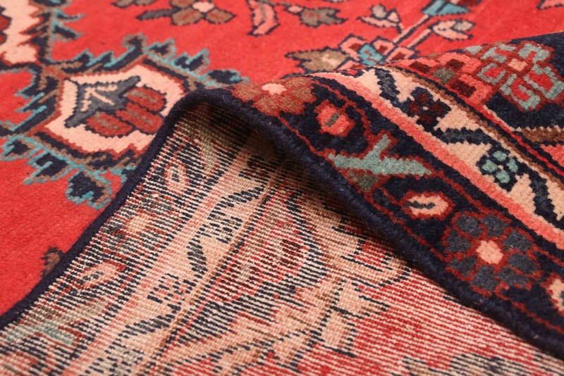 3'2" x 10'3" Vintage Hand-knotted Runner Rug Traditional Oriental Wool Carpet gallery