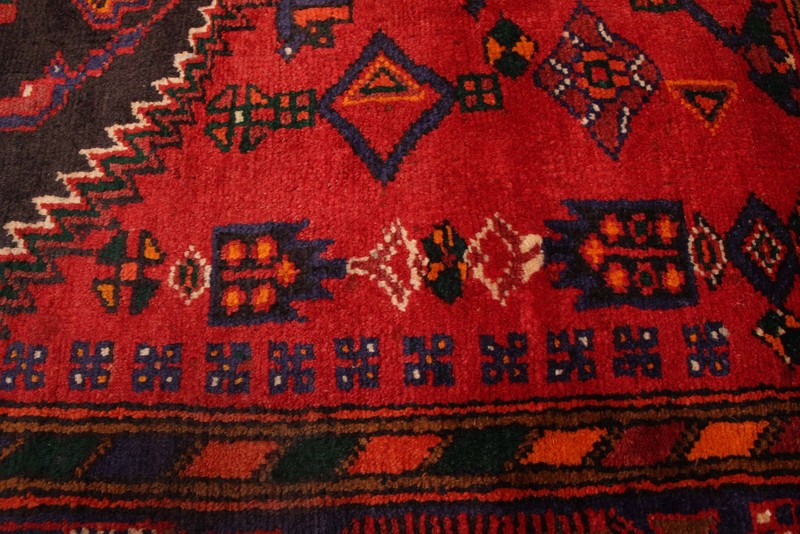 Vintage Hand-Knotted Area Rug 4'3" x 8'2" Traditional Wool Carpet gallery