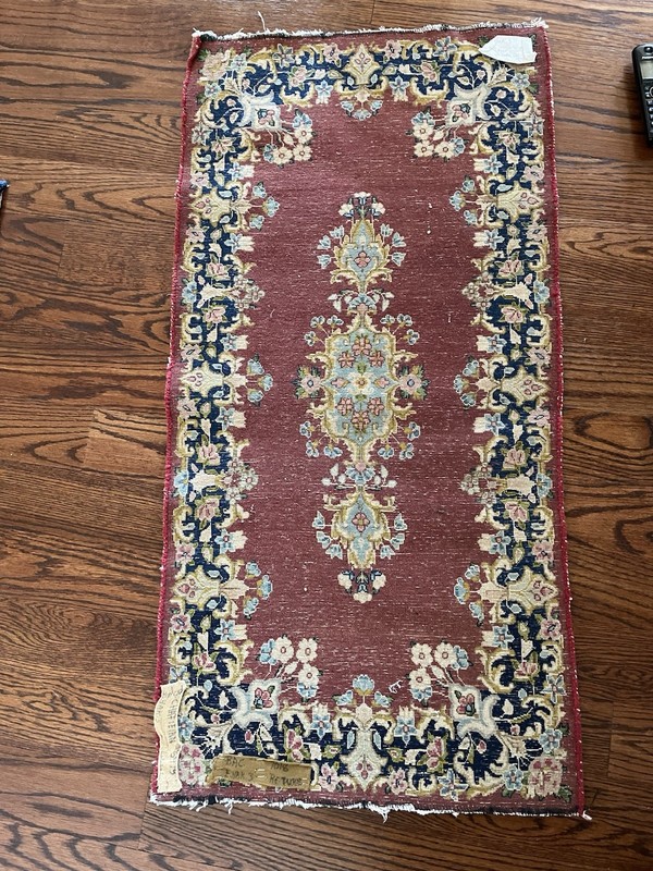 Vintage Hand Knotted malayer Wool Carpet with medallion gallery