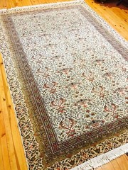 Rare Ca1900-1939s Antique Wool Pile Muted Colors Ottoman Hereke Rug 6’6”x 9’7”