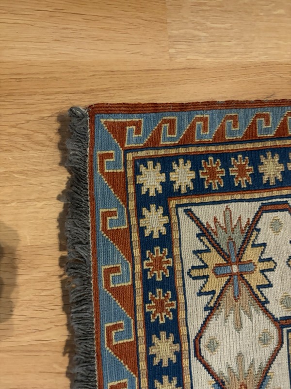 Antique Caucasian Lori Pambak Kazak Hand-Knotted Wool, 6’5” x 8’9”, c. 1880-1920 gallery