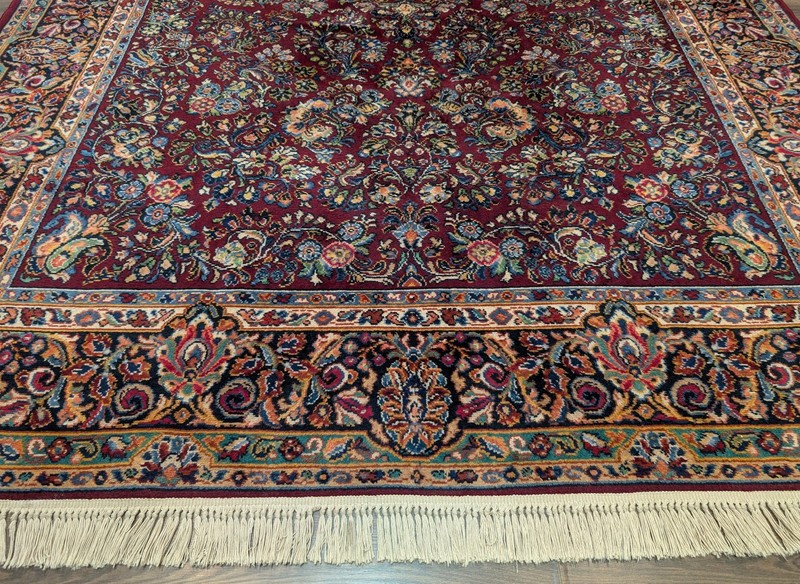 Antique Karastan Rug 9x12, Tudor Sarouk #206, Red gallery
