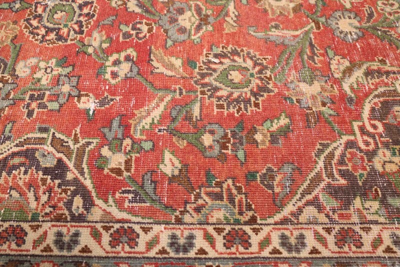 Traditional Vintage Hand-Knotted Area Rug 9'8" x 13'1" Oriental Wool Carpet gallery