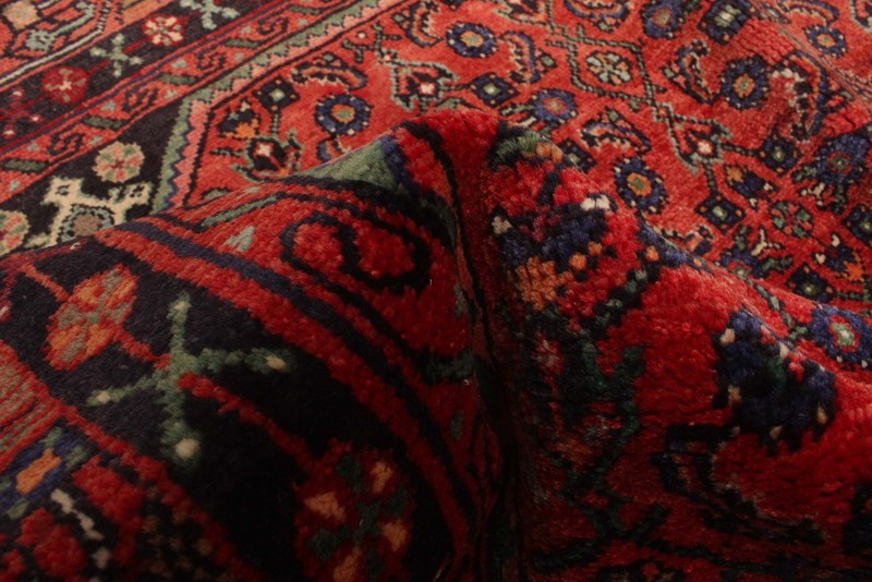 Vintage Traditional Hand-Knotted Area Rug 4'11" x 5'7" Oriental Wool Carpet gallery