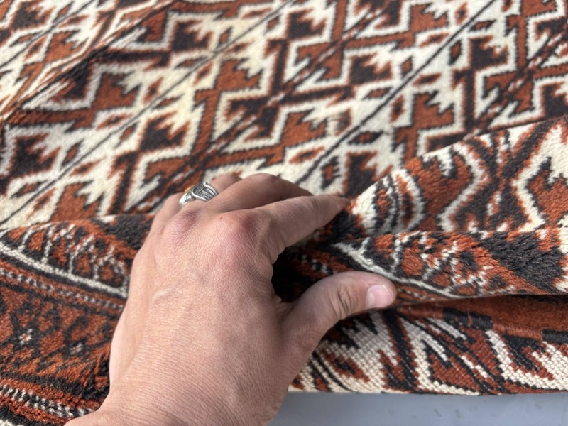 Afghan Turkmen Vintage Tribal Home decor Prayer Handmade Rug - 3'0 x 4'4 ft gallery
