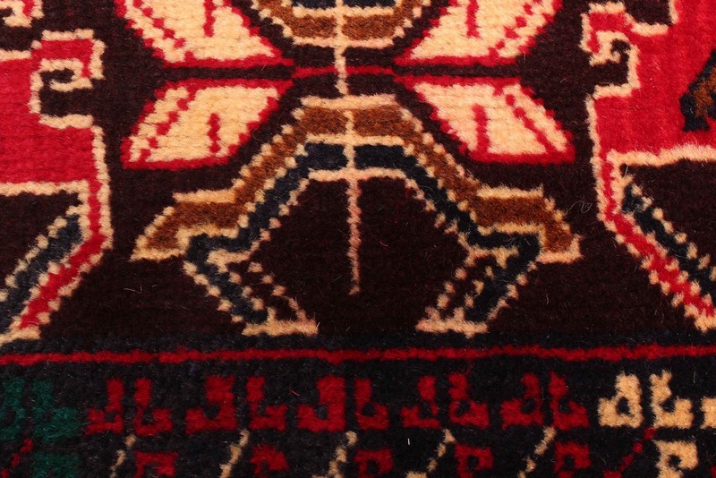 Vintage Dark Brown Traditional 2'8" x 4'7" Hand-Knotted Oriental Wool Area Rug gallery
