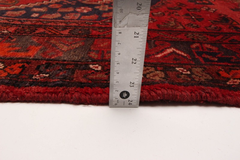 Vintage Hand-knotted Runner Rug 3'8" x 10'8" Traditional Oriental Wool Carpet gallery