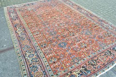 FABULOUS ANTIQUE RARE SERAPI HERIZ ALLOVER RUG 1890’s ***WWS***